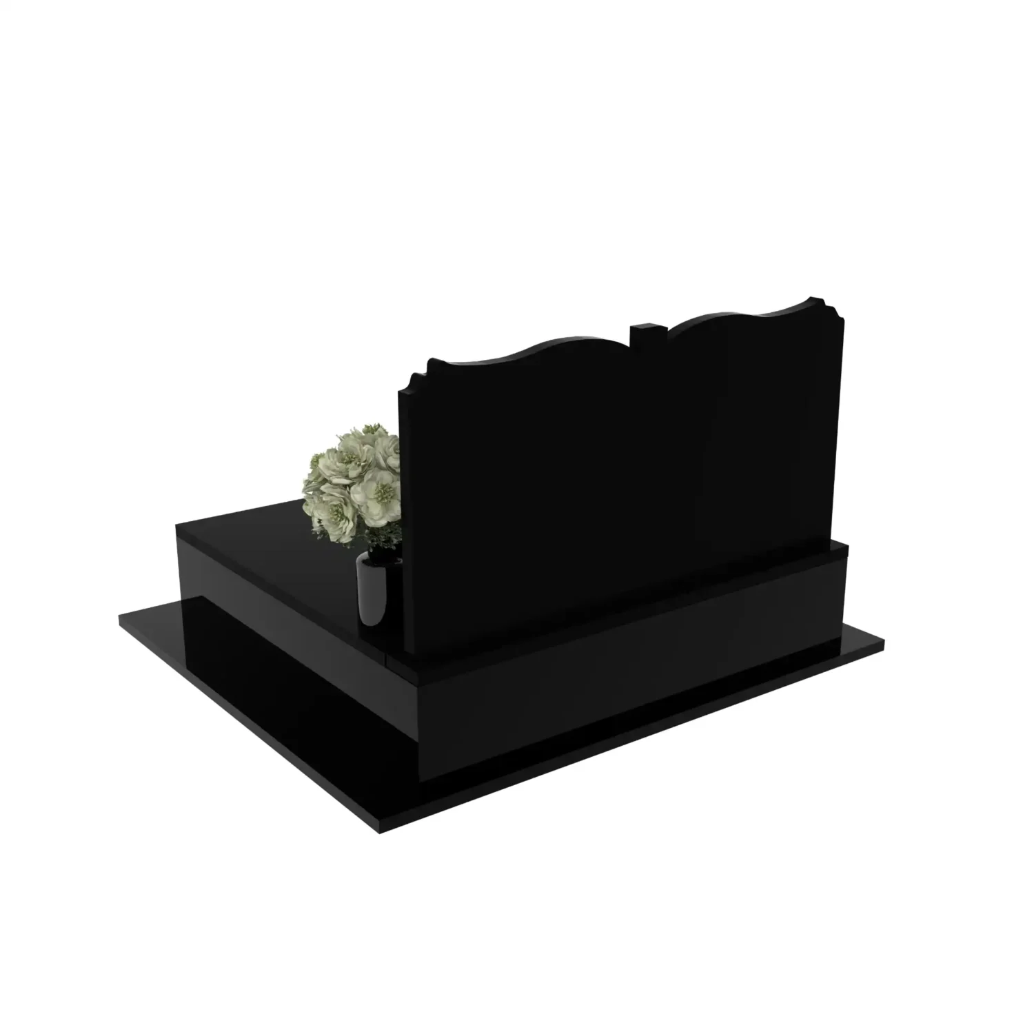 Nagrobek podwójny z granitu CK 98+360 – photo №5