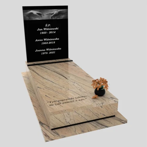 Nagrobki Warszawa-Nagrobek pojedyncze CK 151 wzór 24