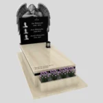 Nagrobek pojedynczy z granitu CK 140 zdjęcie 30