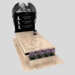 Nagrobek pojedynczy z granitu CK 140 zdjęcie 42