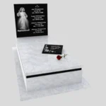 Nagrobek pojedynczy z granitu CK 127 zdjęcie 33