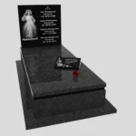 Nagrobek pojedynczy z granitu CK 127 zdjęcie 34