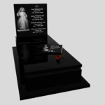 Nagrobek pojedynczy z granitu CK 127 zdjęcie 37