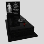 Nagrobek pojedynczy z granitu CK 127 zdjęcie 42