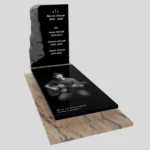 Nagrobek pojedynczy z granitu CK 142 zdjęcie 40