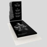 Nagrobek pojedynczy z granitu CK 142 zdjęcie 43