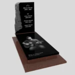 Nagrobek pojedynczy z granitu CK 142 zdjęcie 44