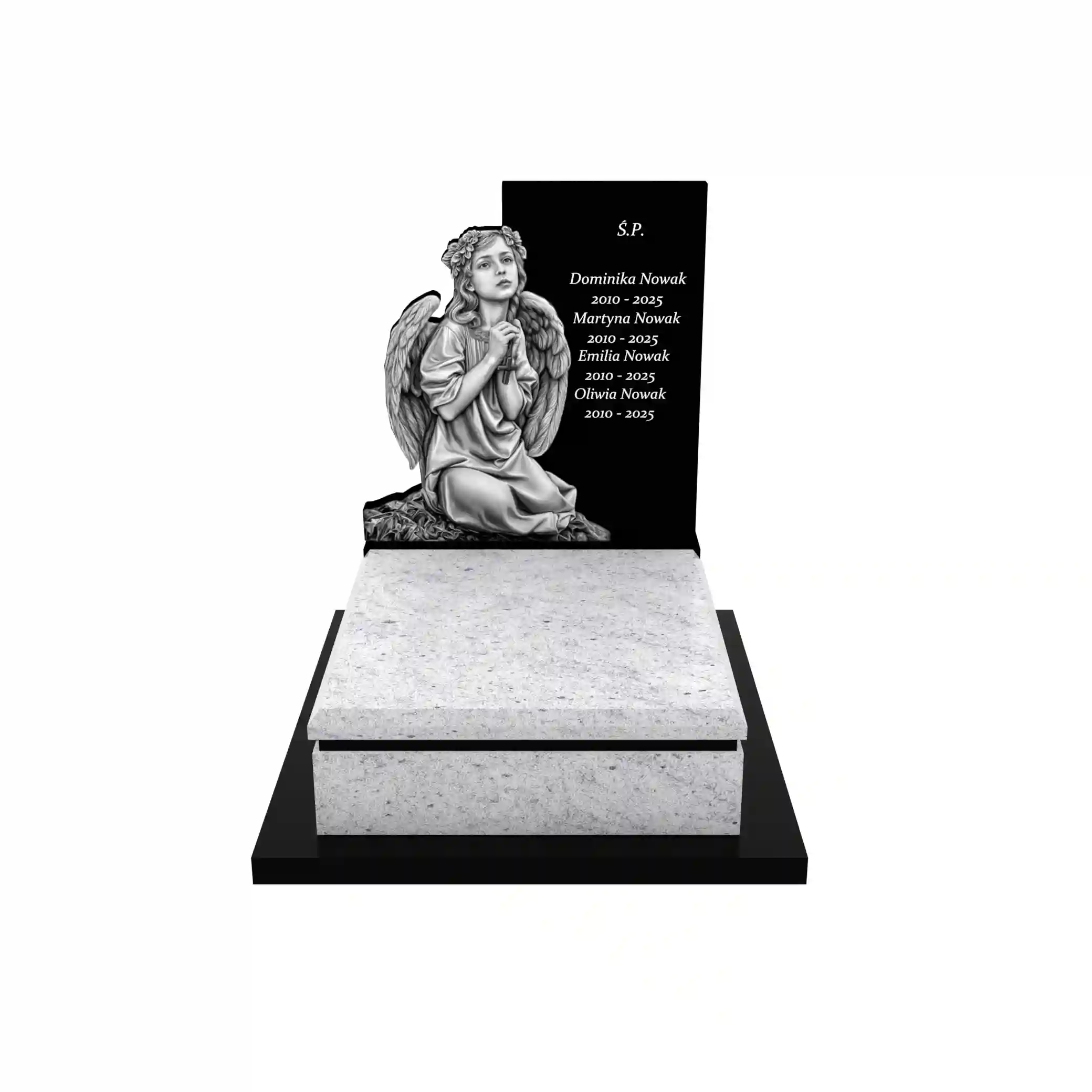 Nagrobek dla dziecka z granitu D 51+360 – photo №12