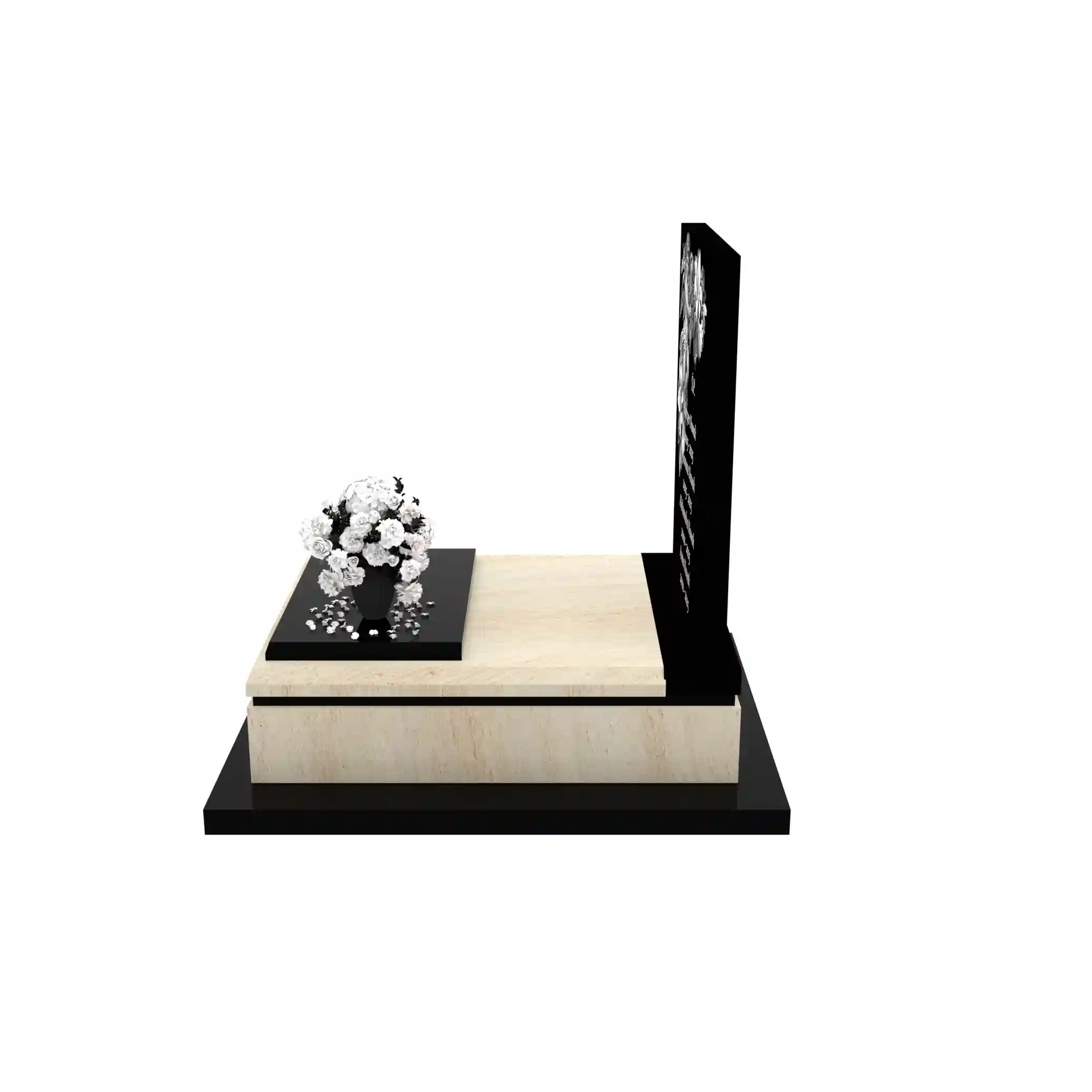 Nagrobek dla dziecka z granitu D 60+360 – photo №3