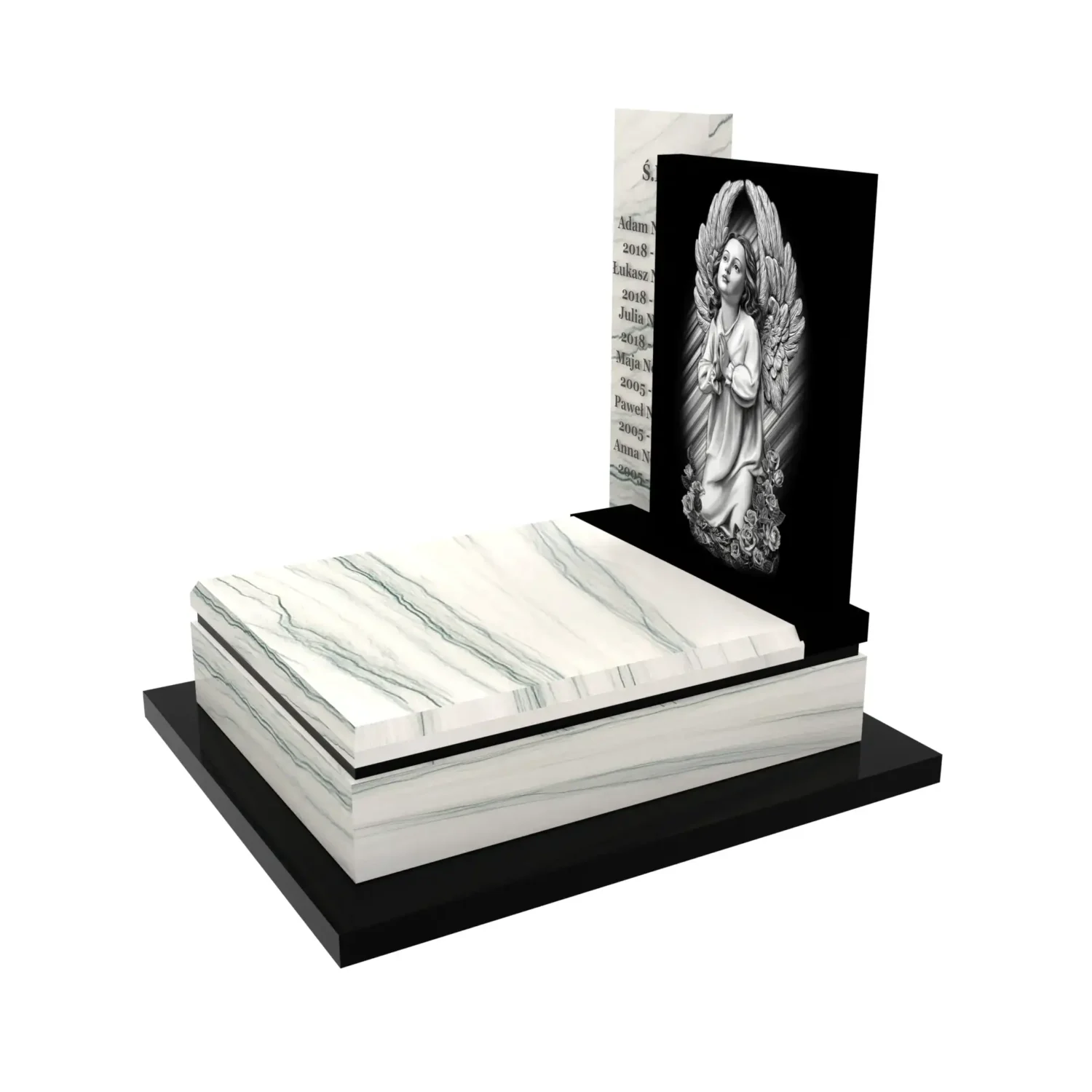 Nagrobek dla dziecka z granitu D 56+360 – photo №2