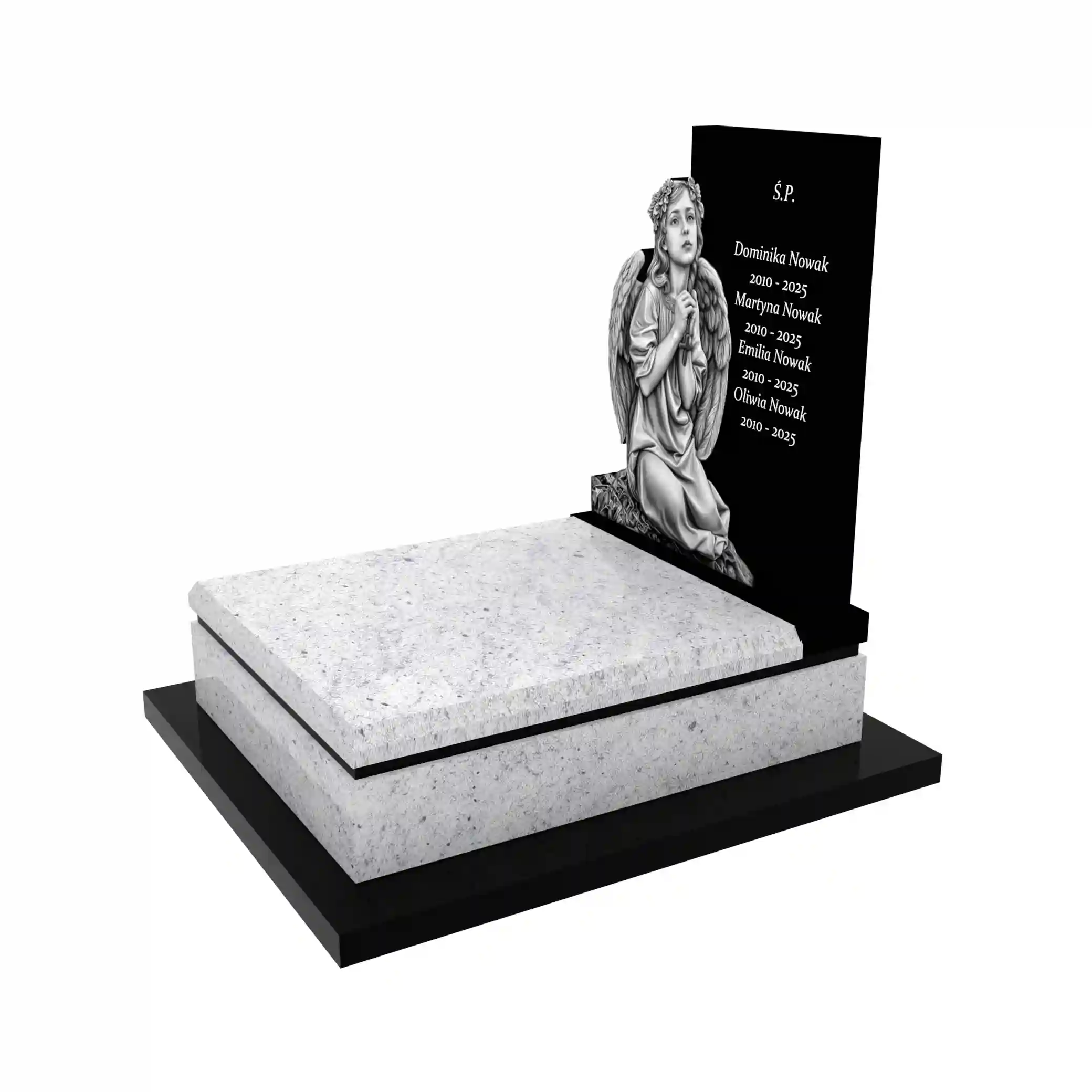 Nagrobek dla dziecka z granitu D 51+360 – photo №2