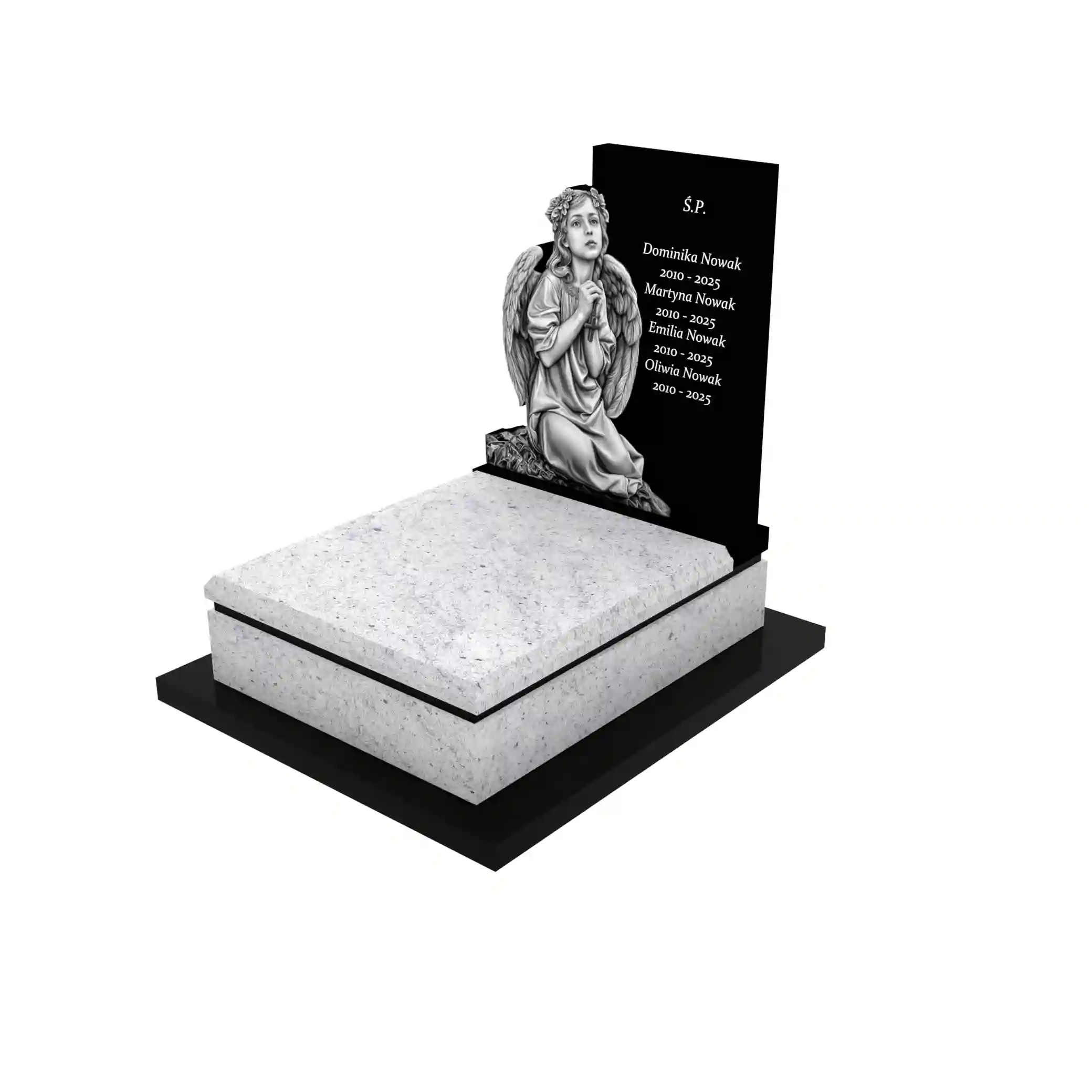 Nagrobek dla dziecka z granitu D 51+360 – photo №1