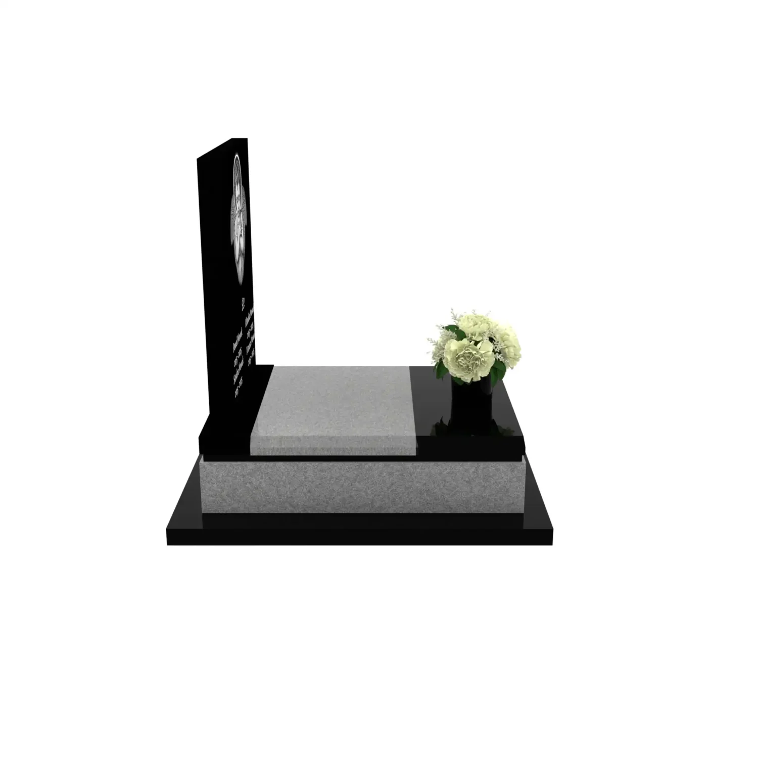 Nagrobek dla dziecka z granitu D 54+360 – photo №9