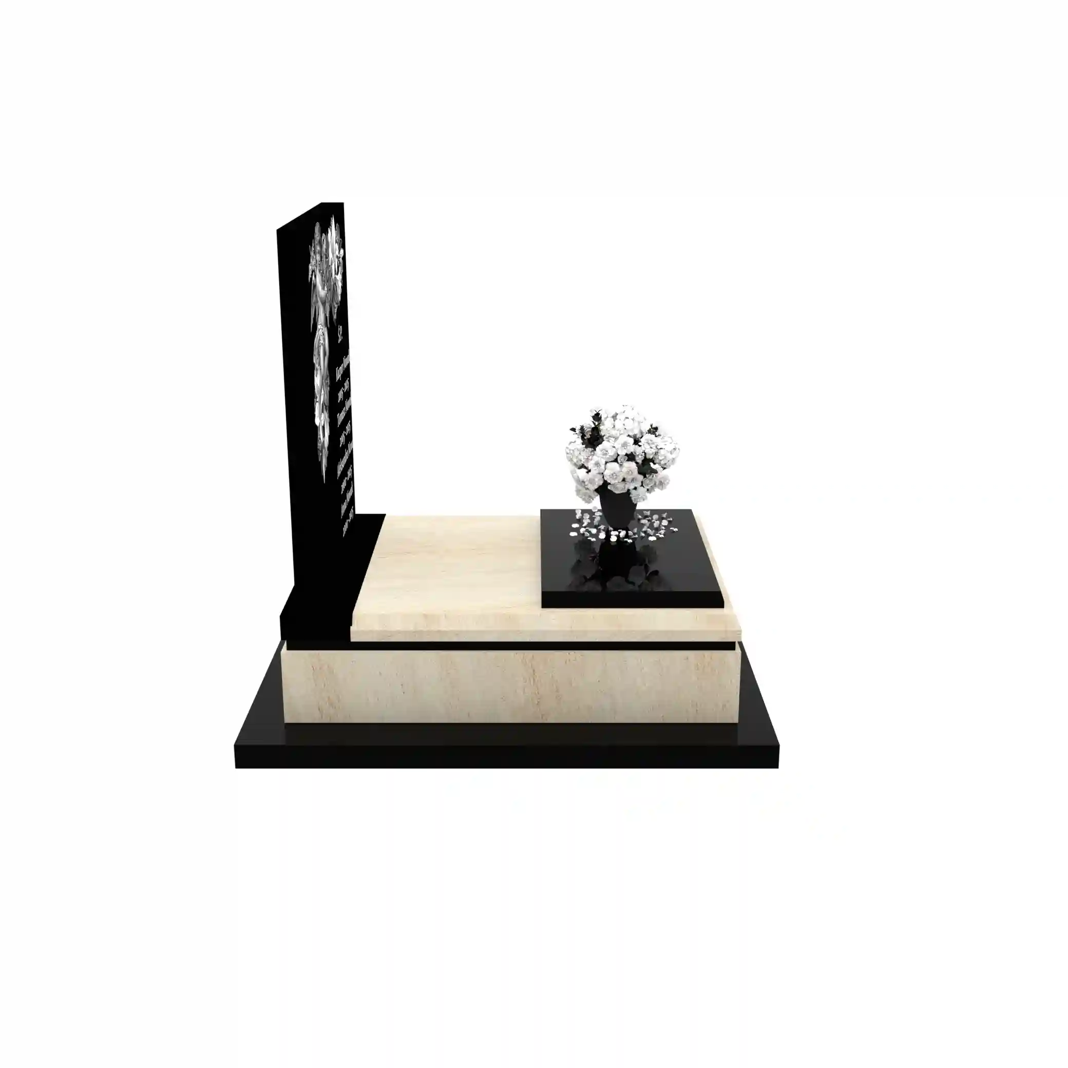 Nagrobek dla dziecka z granitu D 60+360 – photo №9