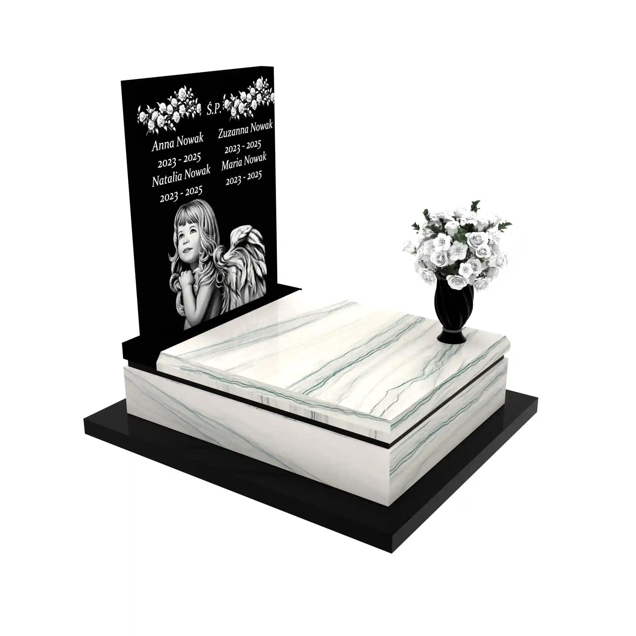 Nagrobek dla dziecka z granitu D 59+360 – photo №10