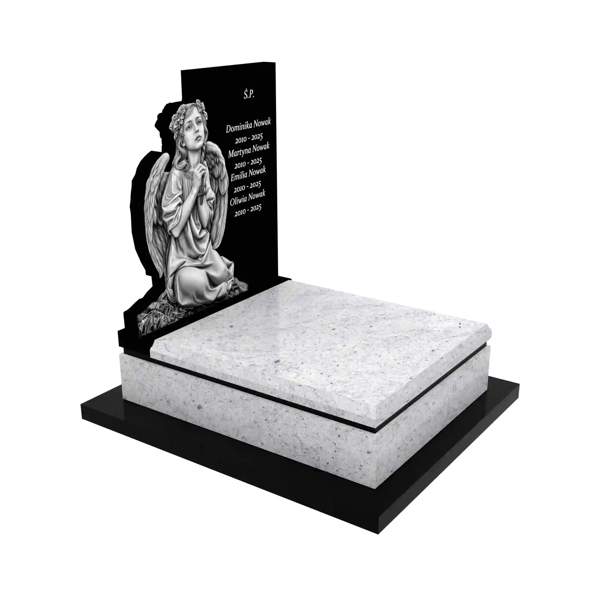 Nagrobek dla dziecka z granitu D 51+360 – photo №10