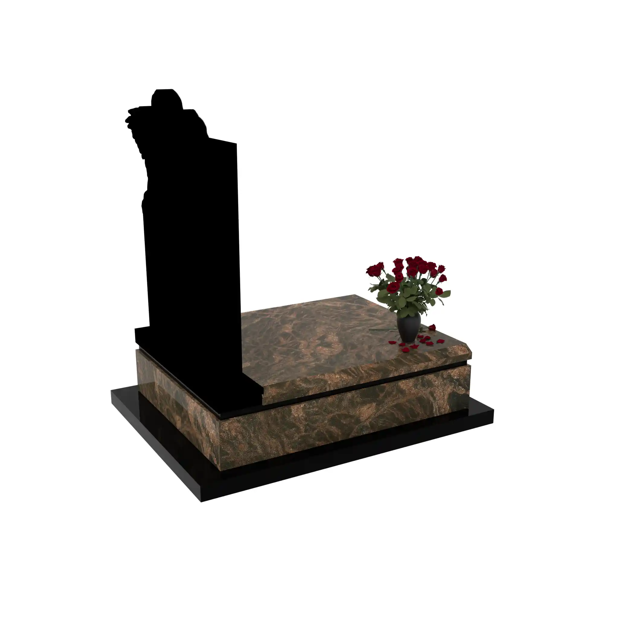 Nagrobek dla dziecka z grawerem alioła z granitu D 64+360 – photo №8