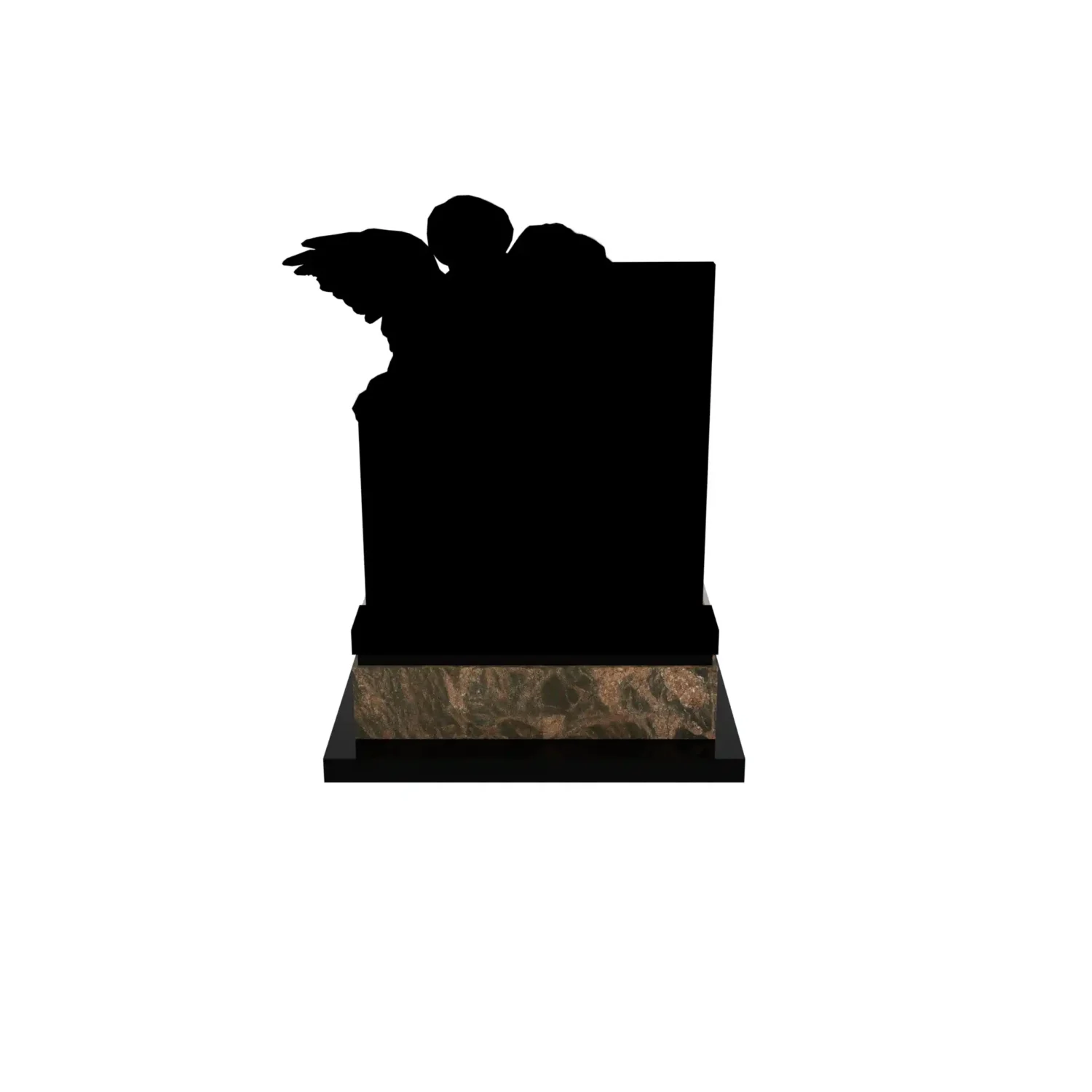 Nagrobek dla dziecka z grawerem alioła z granitu D 64+360 – photo №6