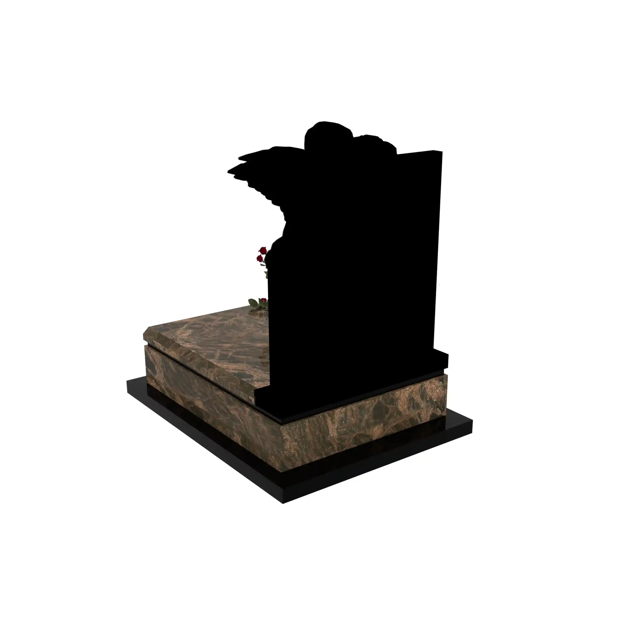 Nagrobek dla dziecka z grawerem alioła z granitu D 64+360 – photo №5