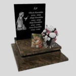 Nagrobek dla dziecka z granitu D 63 zdjęcie 31