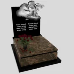 Nagrobek dla dziecka z grawerem alioła z granitu D 64 zdjęcie 31