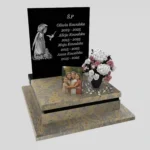 Nagrobek dla dziecka z granitu D 63 zdjęcie 37