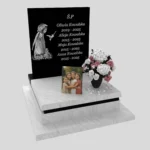 Nagrobek dla dziecka z granitu D 63 zdjęcie 39