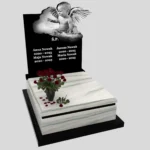 Nagrobek dla dziecka z grawerem alioła z granitu D 64 zdjęcie 37