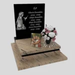 Nagrobek dla dziecka z granitu D 63 zdjęcie 41