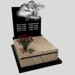 Nagrobek dla dziecka z grawerem alioła z granitu D 64 zdjęcie 41