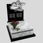 Nagrobek dla dziecka z grawerem alioła z granitu D 64 zdjęcie 44