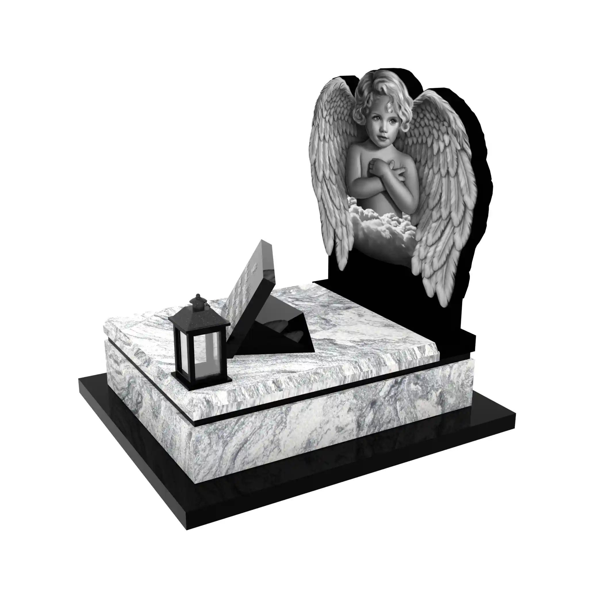 Nagrobek dla dziecka z granitu D 52+360 – photo №2