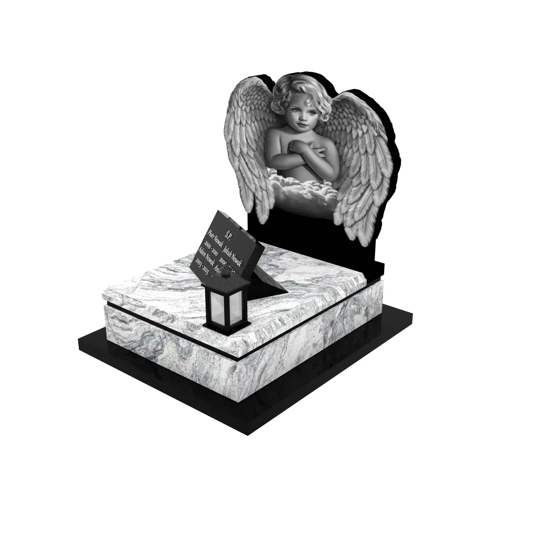 Nagrobek dla dziecka z granitu D 52+360 – photo №1