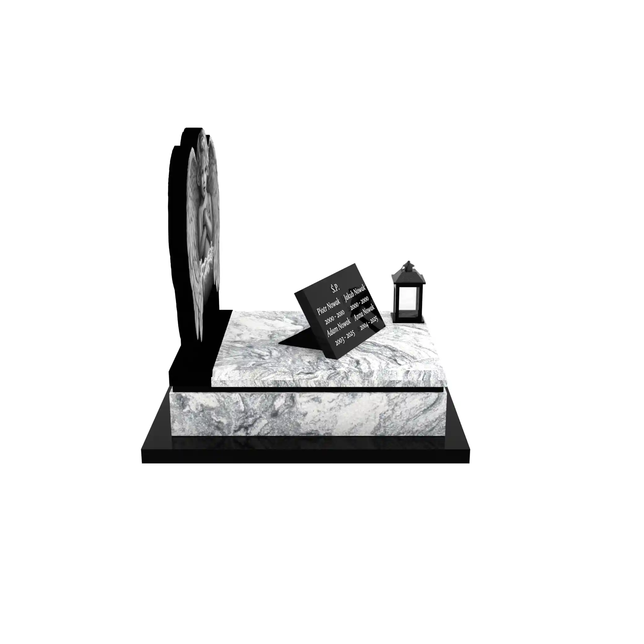 Nagrobek dla dziecka z granitu D 52+360 – photo №9