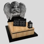 Nagrobek dla dziecka z granitu D 52 zdjęcie 43