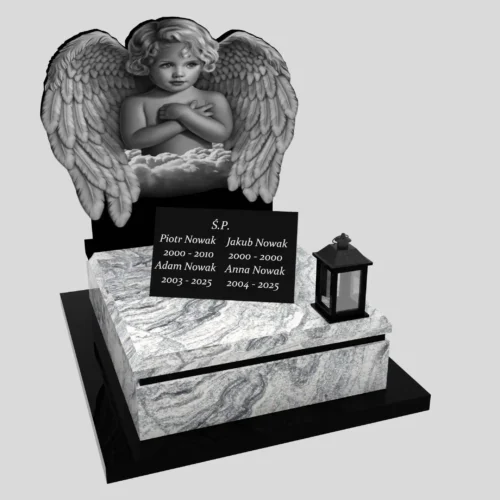 Nagrobki Warszawa-Nagrobek dla dziecka D 52 wzór 27