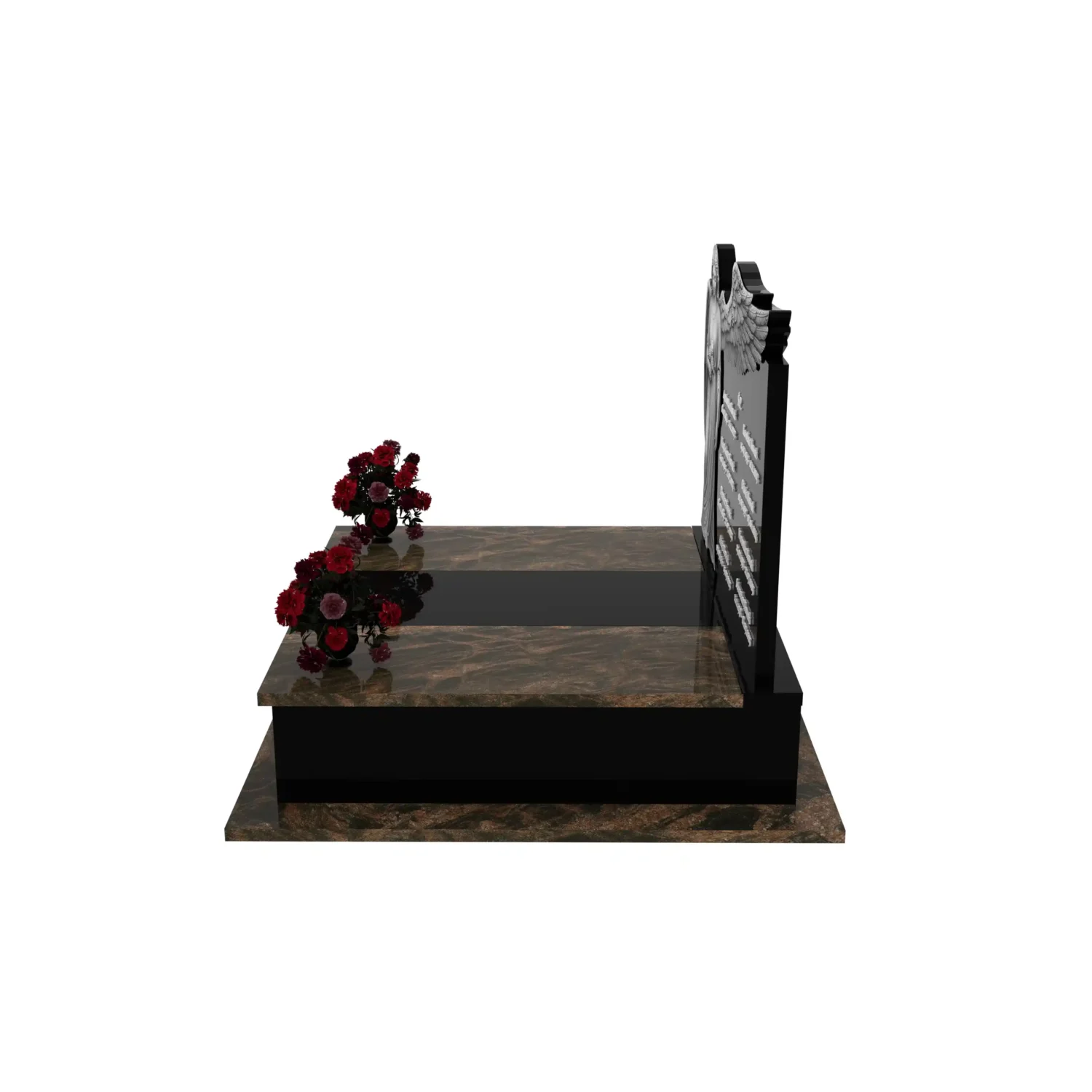 Nagrobek podwójny z granitu CK 100+360 – photo №3