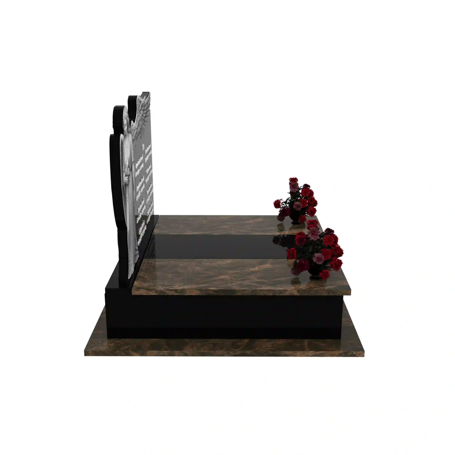 Nagrobek podwójny z granitu CK 100+360 – photo №9