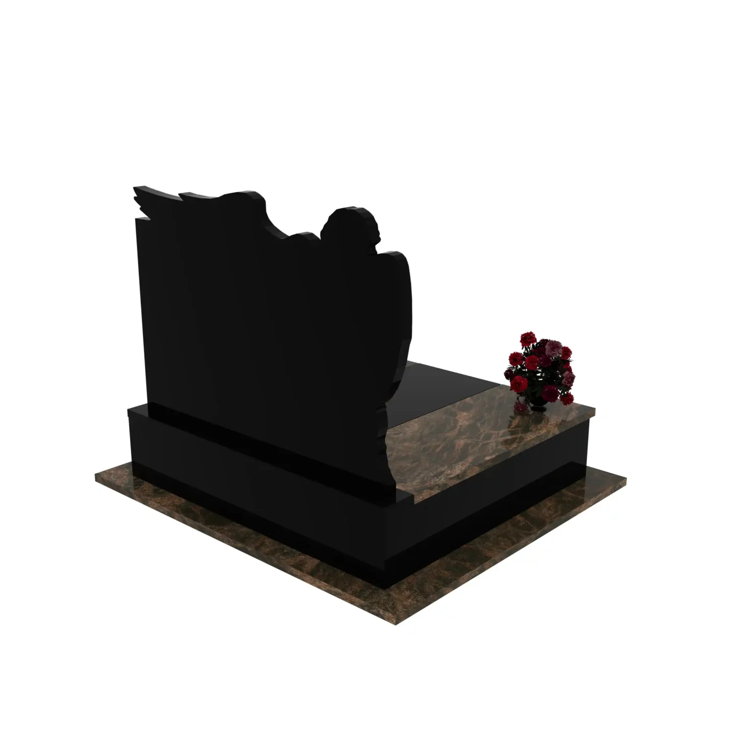 Nagrobek podwójny z granitu CK 100+360 – photo №7