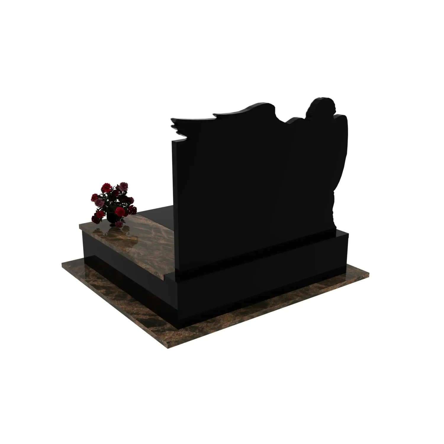 Nagrobek podwójny z granitu CK 100+360 – photo №5