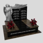 Nagrobek podwójny z granitu CK 100 zdjęcie 31