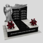 Nagrobek podwójny z granitu CK 100 zdjęcie 37