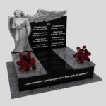 Nagrobek podwójny z granitu CK 100 zdjęcie 39