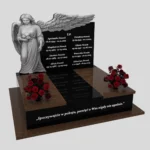 Nagrobek podwójny z granitu CK 100 zdjęcie 42