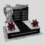 Nagrobek podwójny z granitu CK 100 zdjęcie 44