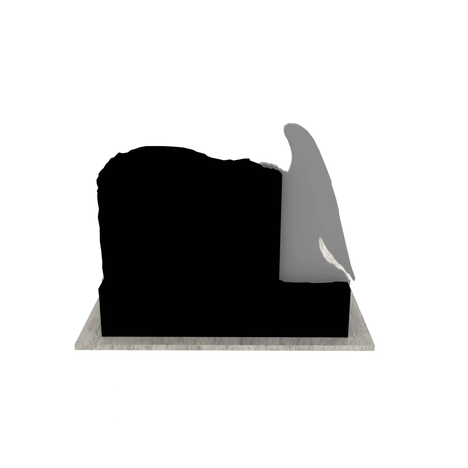 Nagrobek podwójny z rzeźbą anioła CK 103+360 – photo №6