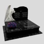 Nagrobek podwójny z rzeźbą anioła CK 103 zdjęcie 31