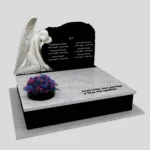 Nagrobek podwójny z rzeźbą anioła CK 103 zdjęcie 33