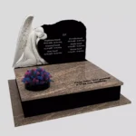 Nagrobek podwójny z rzeźbą anioła CK 103 zdjęcie 34