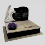 Nagrobek podwójny z rzeźbą anioła CK 103 zdjęcie 36